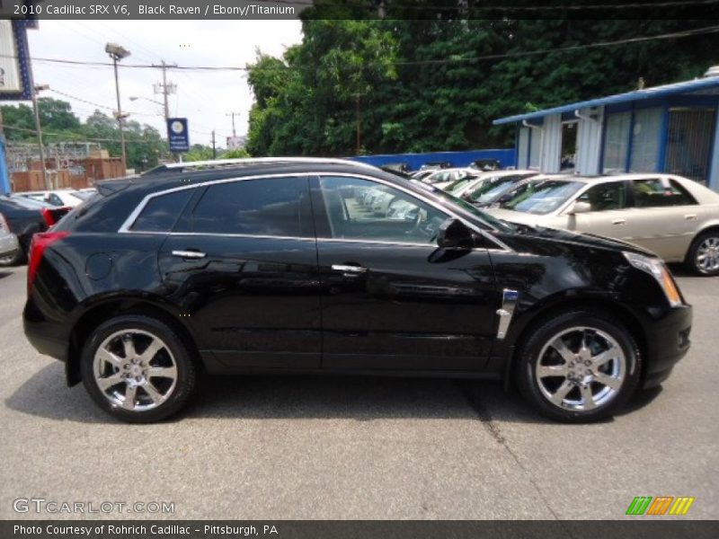 Black Raven / Ebony/Titanium 2010 Cadillac SRX V6