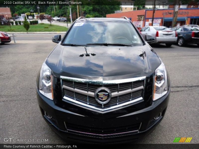 Black Raven / Ebony/Titanium 2010 Cadillac SRX V6
