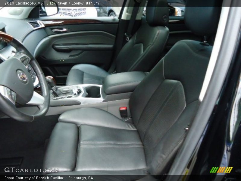 Black Raven / Ebony/Titanium 2010 Cadillac SRX V6
