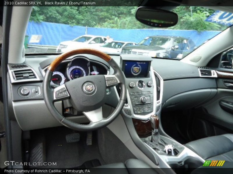 Black Raven / Ebony/Titanium 2010 Cadillac SRX V6