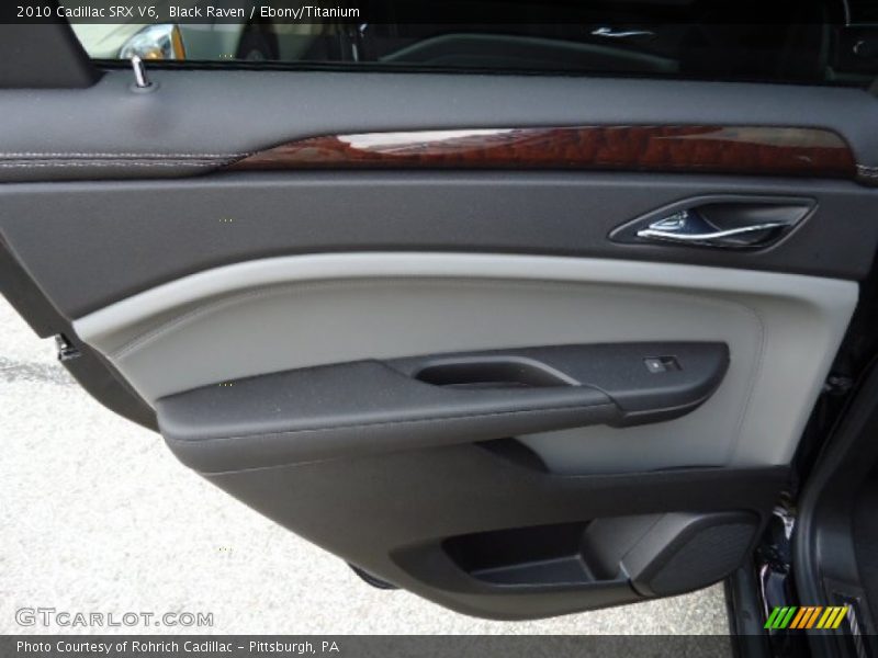 Black Raven / Ebony/Titanium 2010 Cadillac SRX V6