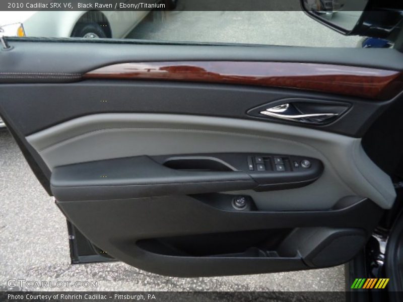Black Raven / Ebony/Titanium 2010 Cadillac SRX V6