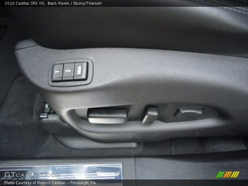 Black Raven / Ebony/Titanium 2010 Cadillac SRX V6