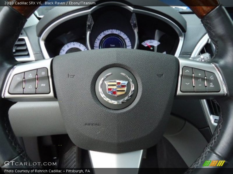 Black Raven / Ebony/Titanium 2010 Cadillac SRX V6