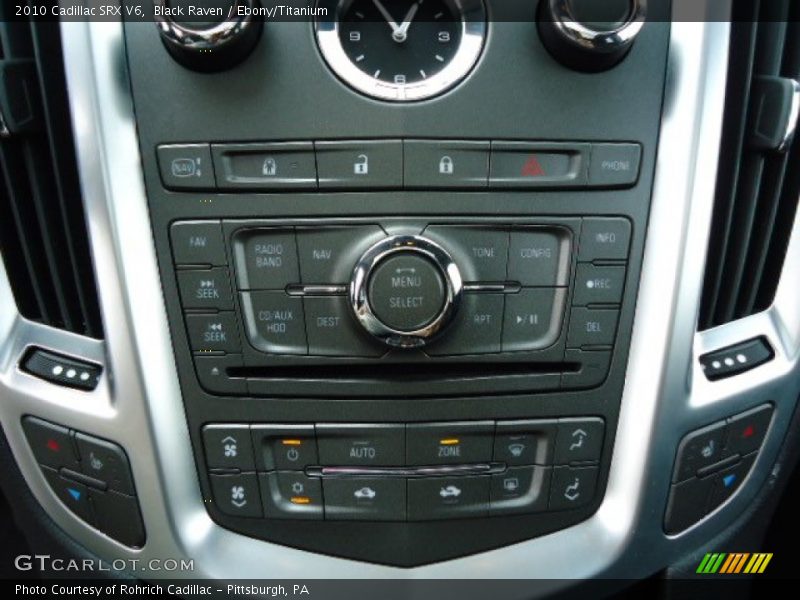 Black Raven / Ebony/Titanium 2010 Cadillac SRX V6
