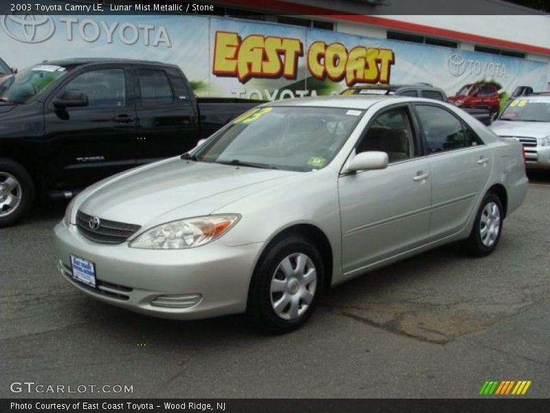 Lunar Mist Metallic / Stone 2003 Toyota Camry LE