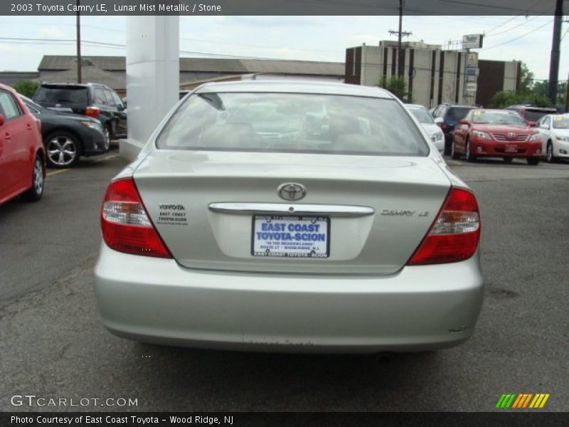 Lunar Mist Metallic / Stone 2003 Toyota Camry LE