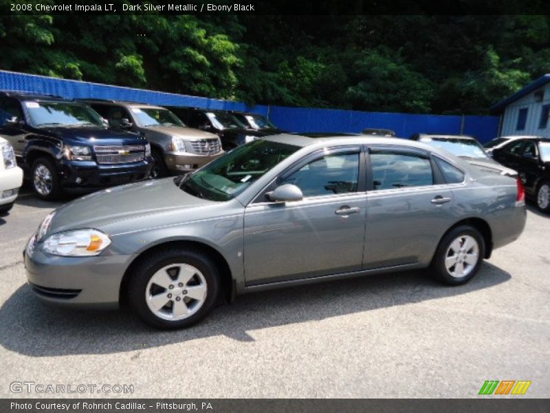 Dark Silver Metallic / Ebony Black 2008 Chevrolet Impala LT