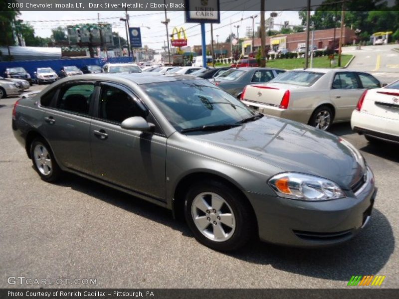 Dark Silver Metallic / Ebony Black 2008 Chevrolet Impala LT