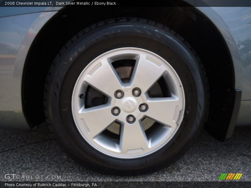 Dark Silver Metallic / Ebony Black 2008 Chevrolet Impala LT