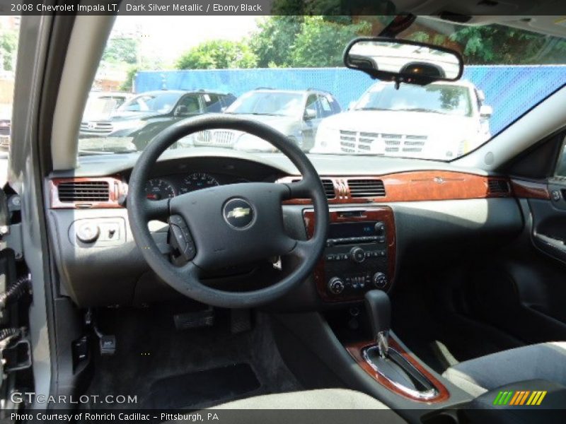Dark Silver Metallic / Ebony Black 2008 Chevrolet Impala LT