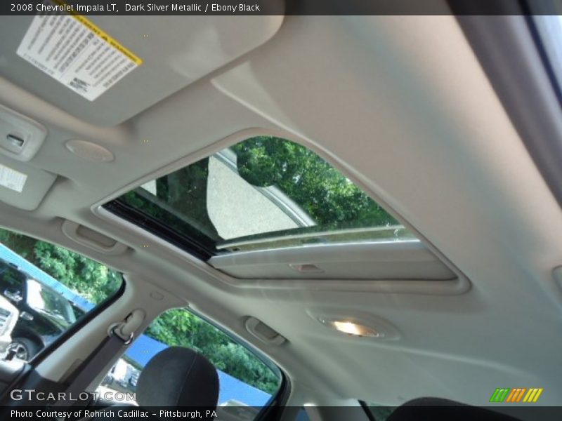 Dark Silver Metallic / Ebony Black 2008 Chevrolet Impala LT