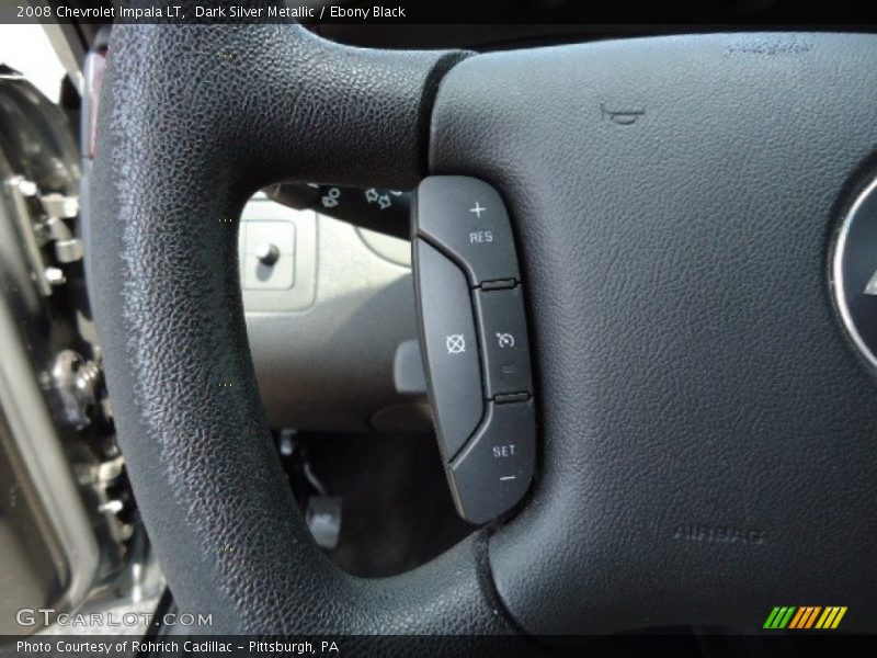 Dark Silver Metallic / Ebony Black 2008 Chevrolet Impala LT