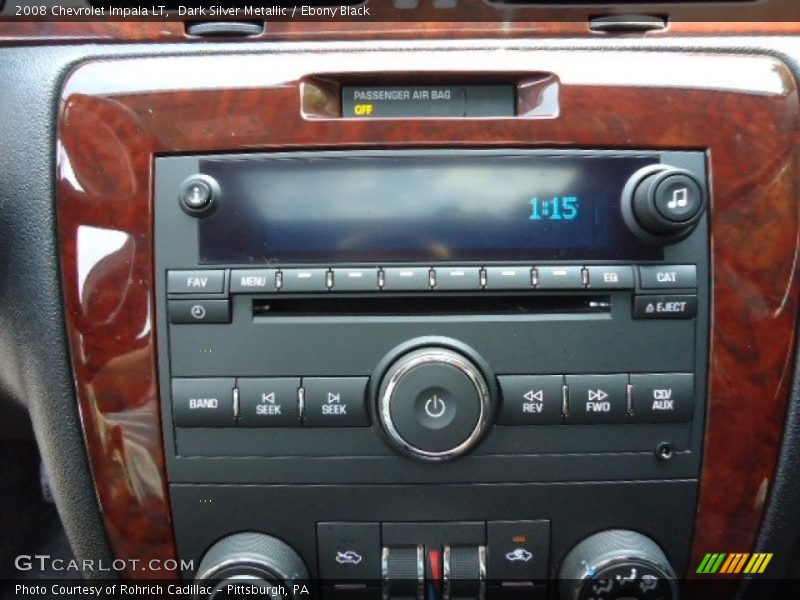 Dark Silver Metallic / Ebony Black 2008 Chevrolet Impala LT