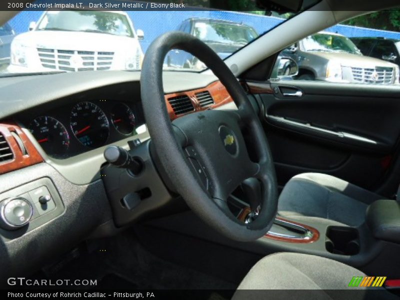 Dark Silver Metallic / Ebony Black 2008 Chevrolet Impala LT