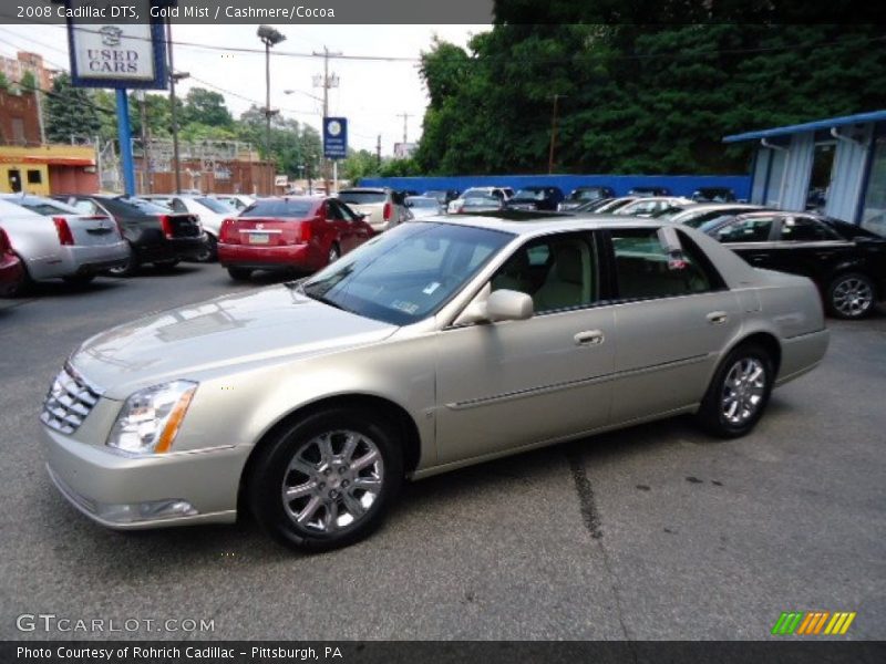 Gold Mist / Cashmere/Cocoa 2008 Cadillac DTS