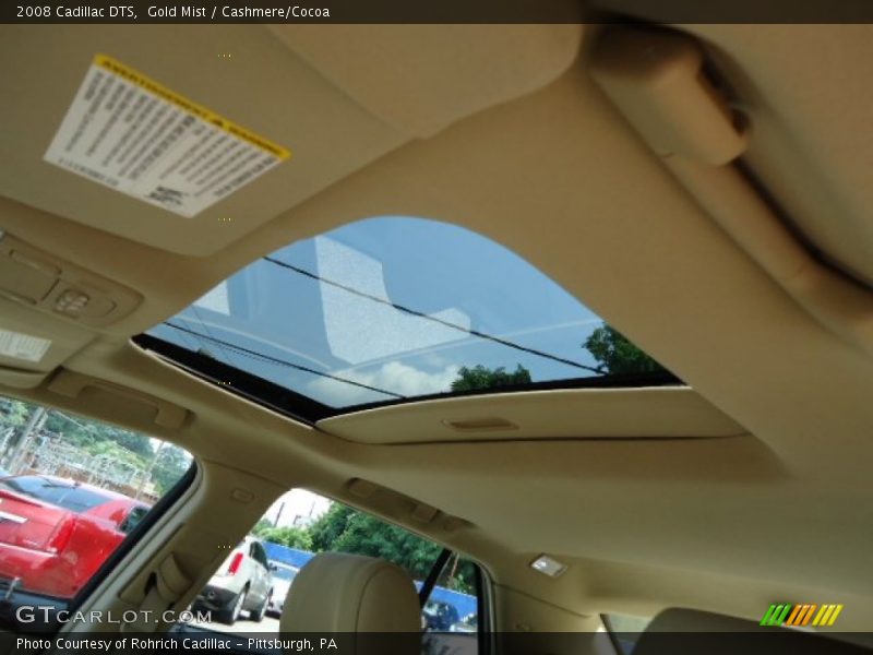 Gold Mist / Cashmere/Cocoa 2008 Cadillac DTS