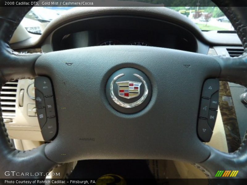 Gold Mist / Cashmere/Cocoa 2008 Cadillac DTS