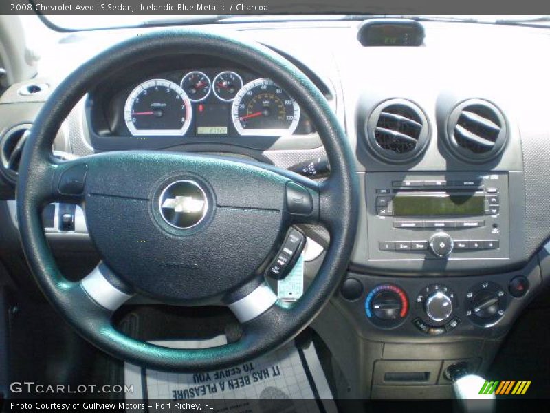 Icelandic Blue Metallic / Charcoal 2008 Chevrolet Aveo LS Sedan
