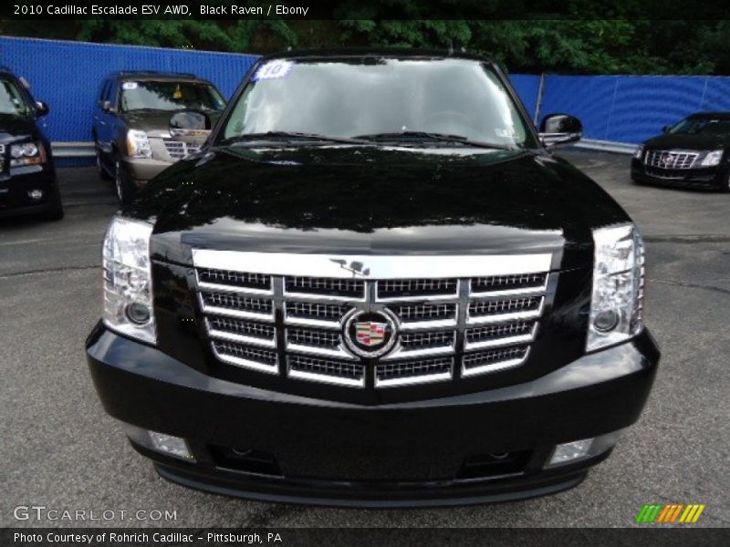 Black Raven / Ebony 2010 Cadillac Escalade ESV AWD