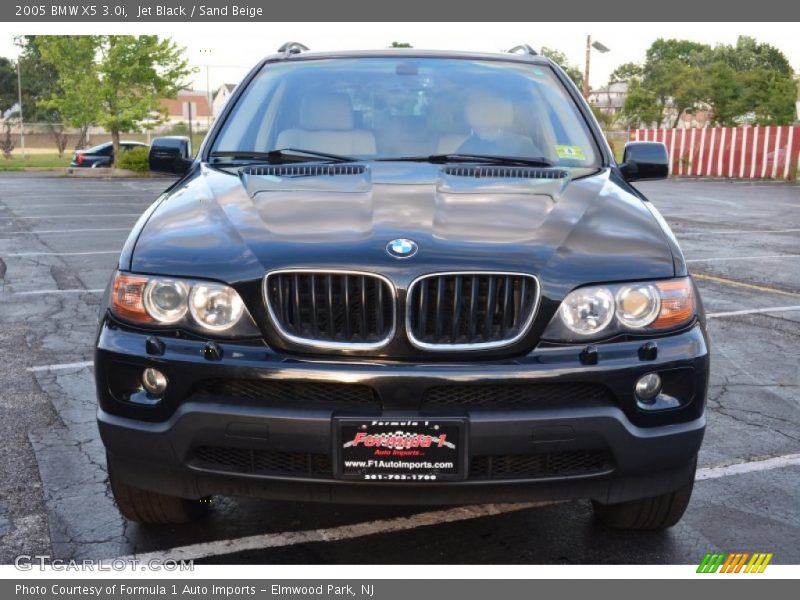 Jet Black / Sand Beige 2005 BMW X5 3.0i