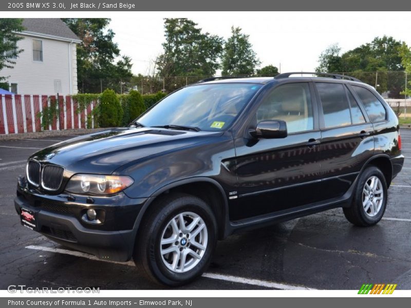 Jet Black / Sand Beige 2005 BMW X5 3.0i