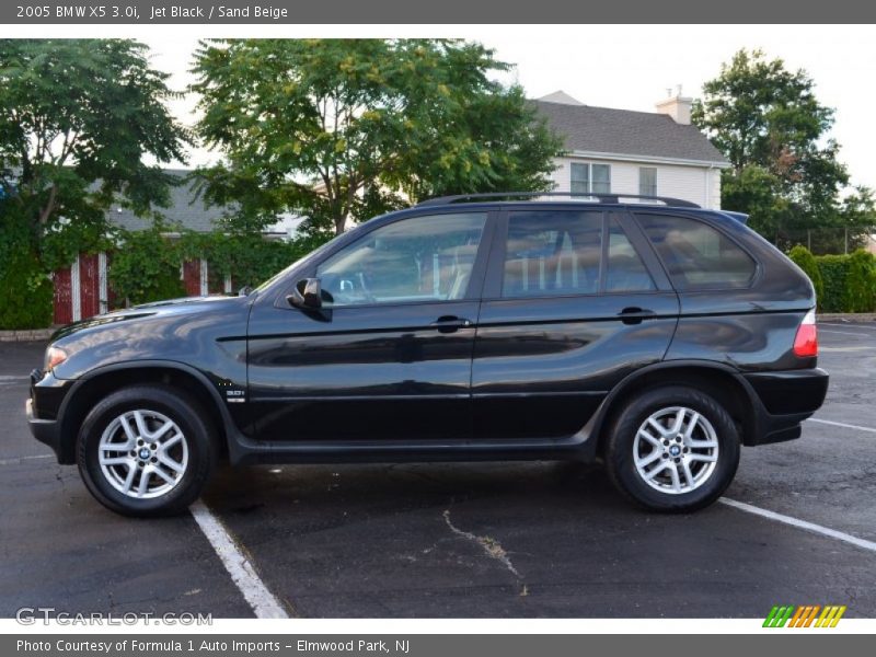 Jet Black / Sand Beige 2005 BMW X5 3.0i