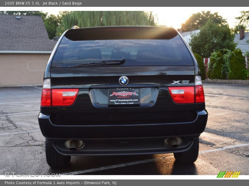 Jet Black / Sand Beige 2005 BMW X5 3.0i