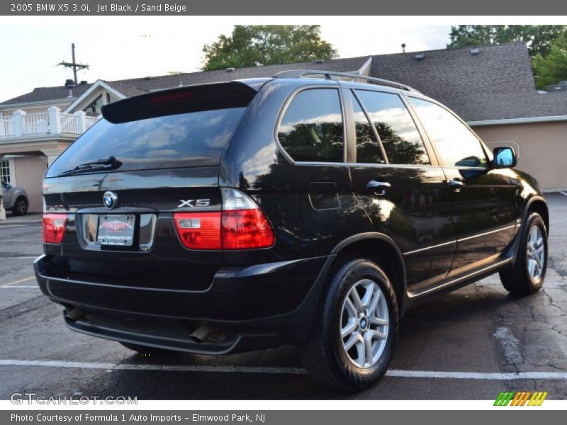 Jet Black / Sand Beige 2005 BMW X5 3.0i