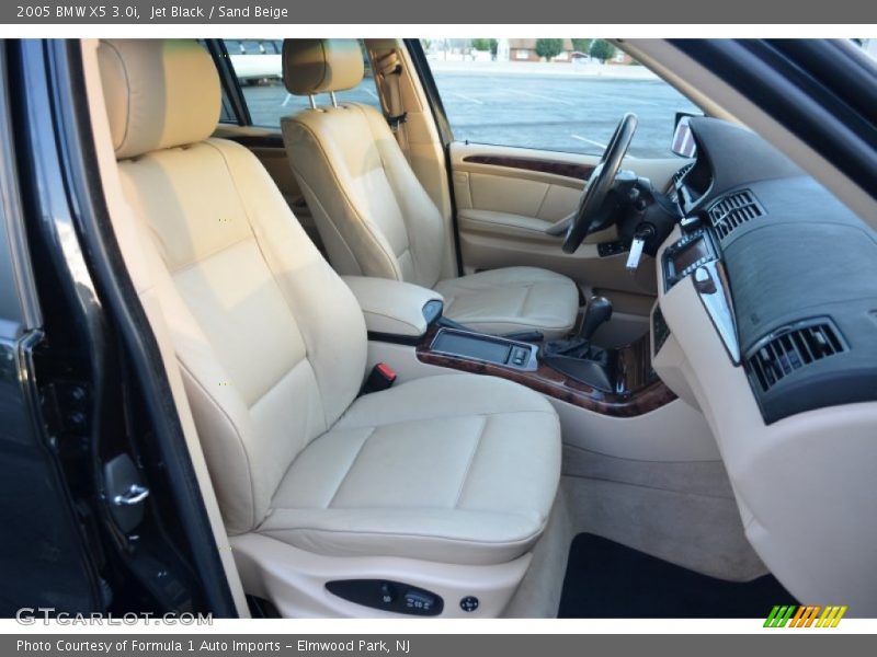 Jet Black / Sand Beige 2005 BMW X5 3.0i