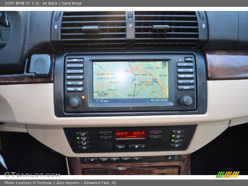 Jet Black / Sand Beige 2005 BMW X5 3.0i