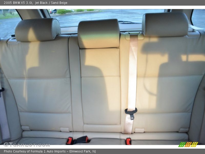 Jet Black / Sand Beige 2005 BMW X5 3.0i
