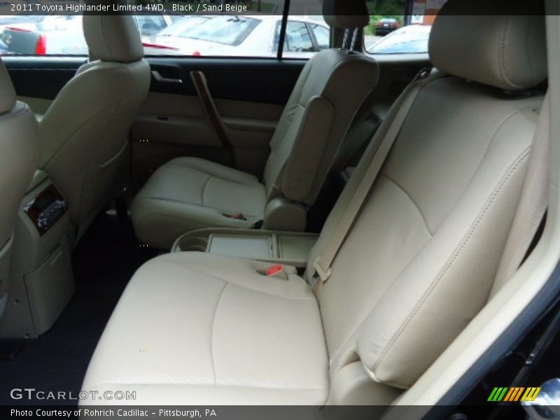 Black / Sand Beige 2011 Toyota Highlander Limited 4WD