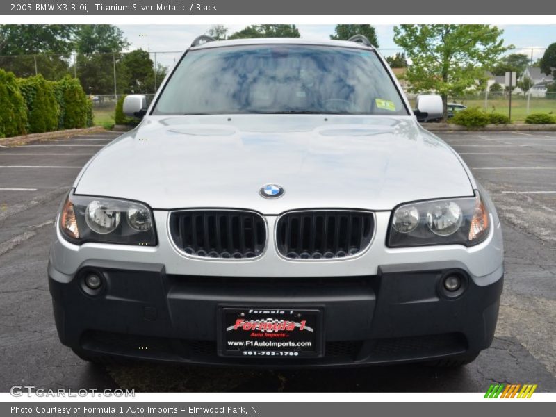 Titanium Silver Metallic / Black 2005 BMW X3 3.0i