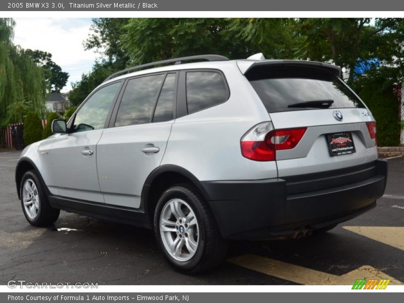 Titanium Silver Metallic / Black 2005 BMW X3 3.0i