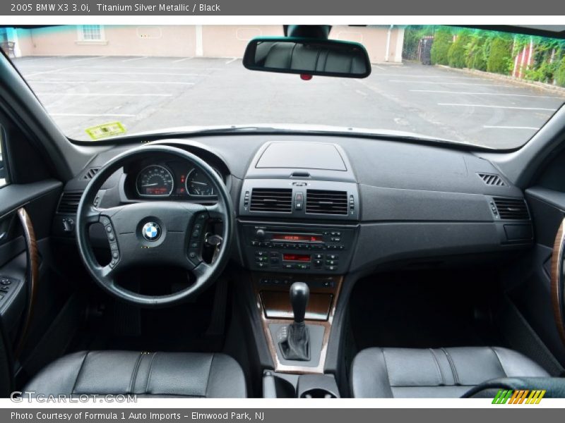 Titanium Silver Metallic / Black 2005 BMW X3 3.0i