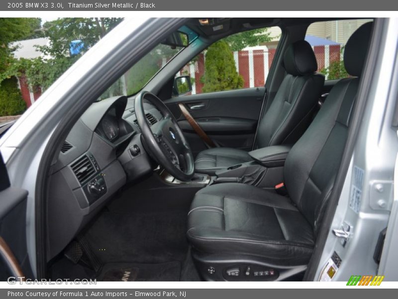 Titanium Silver Metallic / Black 2005 BMW X3 3.0i