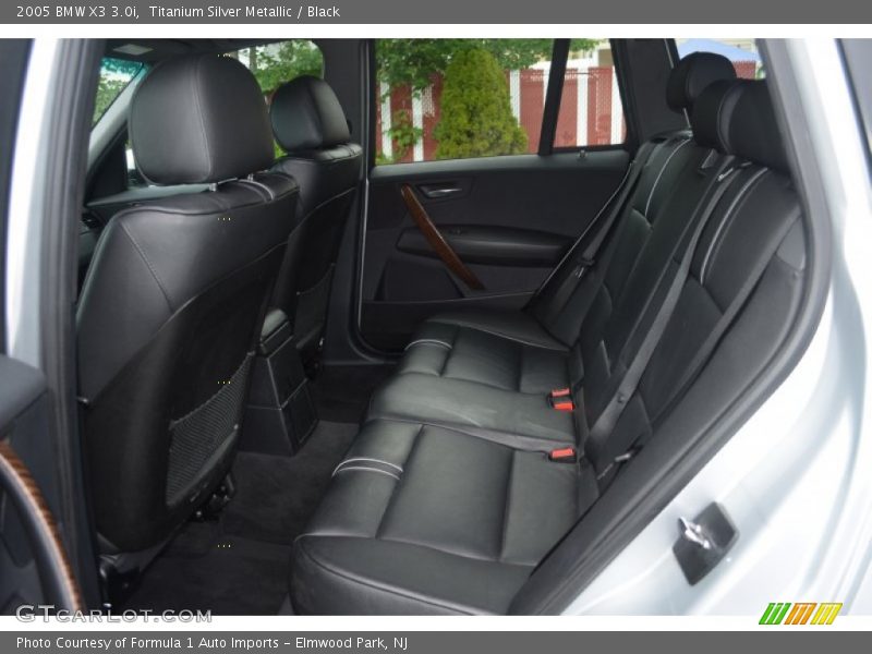 Titanium Silver Metallic / Black 2005 BMW X3 3.0i