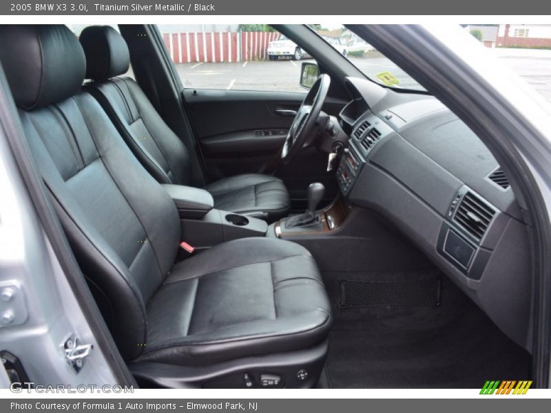 Titanium Silver Metallic / Black 2005 BMW X3 3.0i