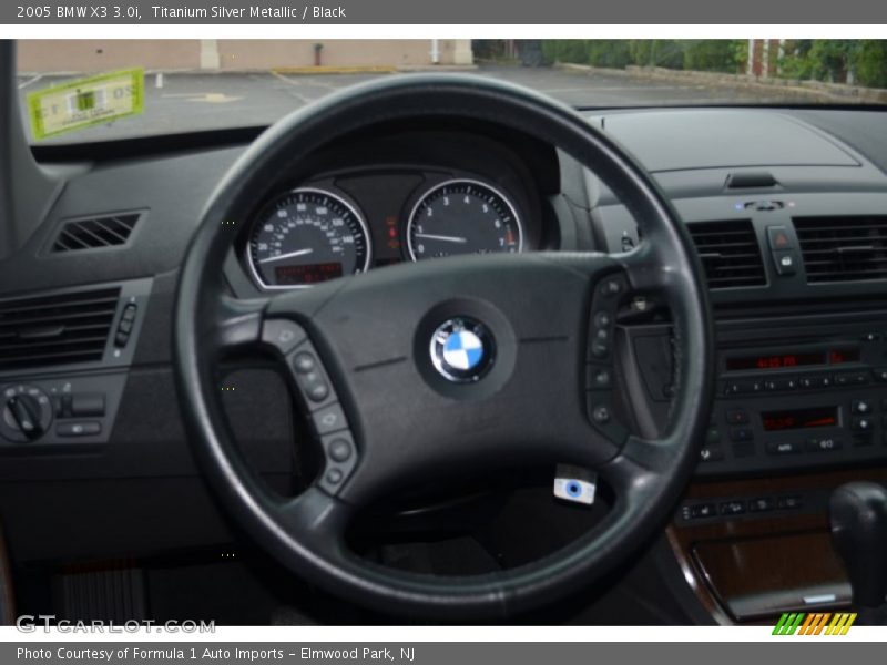 Titanium Silver Metallic / Black 2005 BMW X3 3.0i