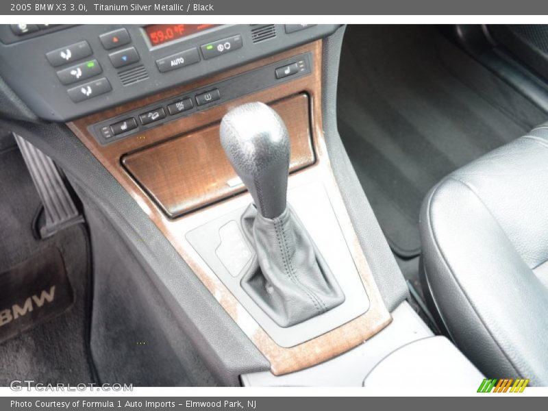 Titanium Silver Metallic / Black 2005 BMW X3 3.0i