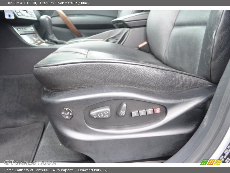 Titanium Silver Metallic / Black 2005 BMW X3 3.0i