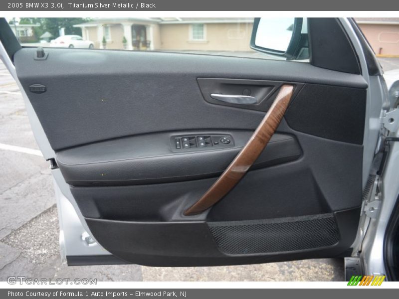 Titanium Silver Metallic / Black 2005 BMW X3 3.0i