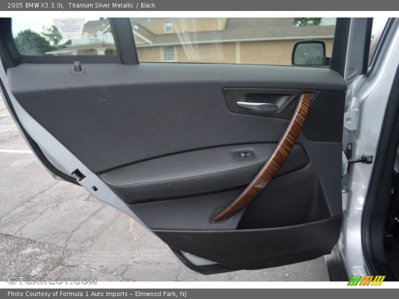 Titanium Silver Metallic / Black 2005 BMW X3 3.0i