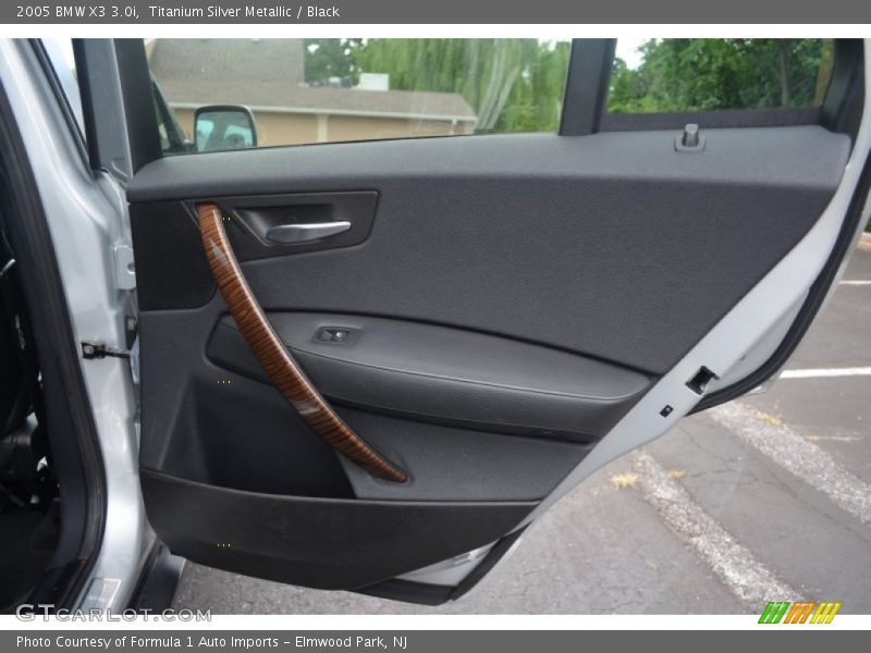 Titanium Silver Metallic / Black 2005 BMW X3 3.0i