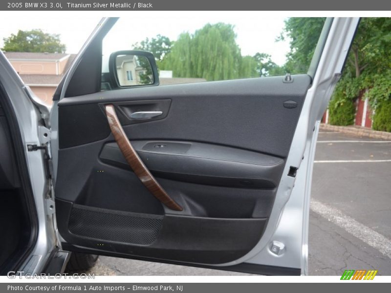 Titanium Silver Metallic / Black 2005 BMW X3 3.0i