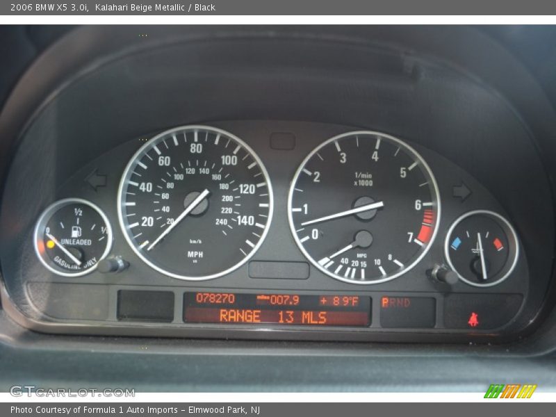  2006 X5 3.0i 3.0i Gauges