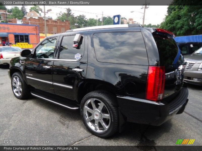 Black Raven / Ebony/Ebony 2009 Cadillac Escalade AWD