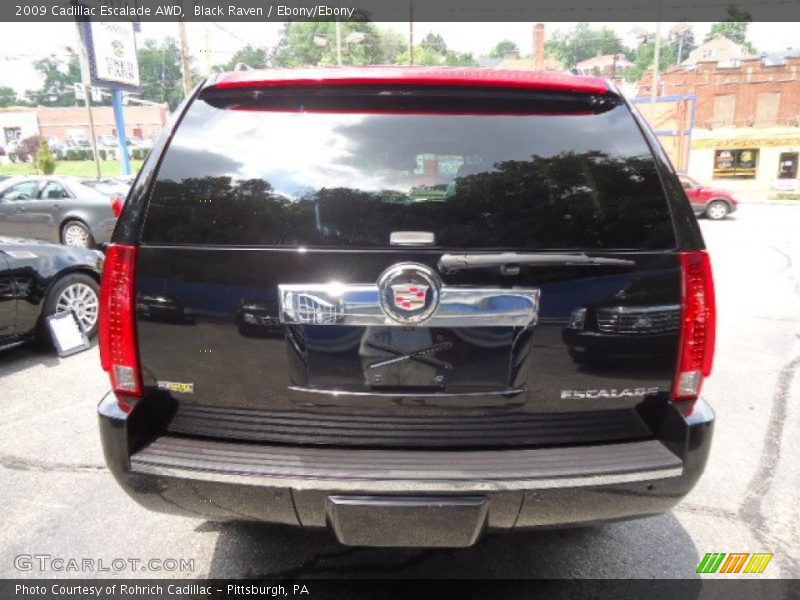Black Raven / Ebony/Ebony 2009 Cadillac Escalade AWD