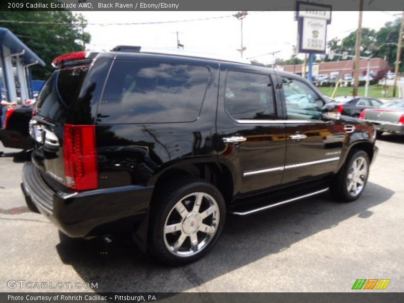 Black Raven / Ebony/Ebony 2009 Cadillac Escalade AWD